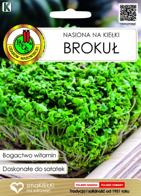 Nasiona na kiełki brokuł PNOS 8g - Kliknij na obrazek aby go zamknąć