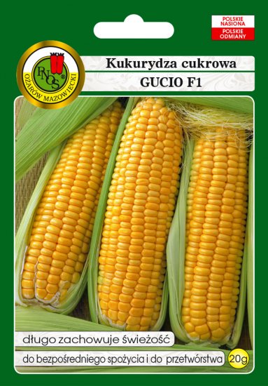 Kukurydza cukrowa Gucio F1 nasiona 20g PNOS - Kliknij na obrazek aby go zamknąć
