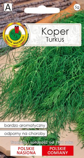 Koper ogrodowy Turkus wczesny nasiona 5g PNOS - Kliknij na obrazek aby go zamknąć
