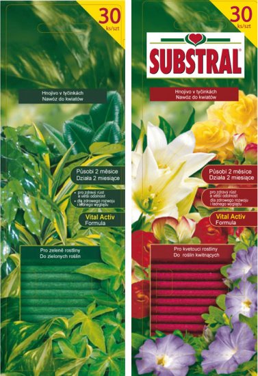 Nawóz SUBSTRAL pałeczki do roślin kwitnących 30szt - Kliknij na obrazek aby go zamknąć