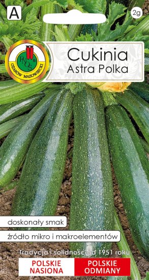 Cukinia Astra Polka bardzo smaczna nasiona 3g PNOS - Kliknij na obrazek aby go zamknąć