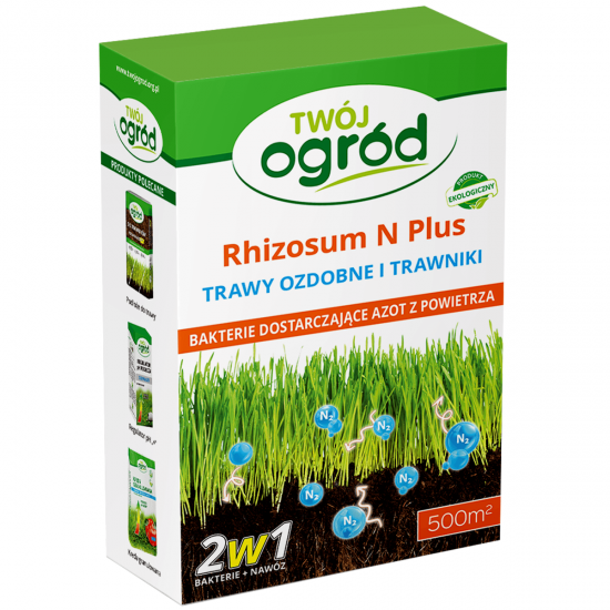 Nawóz Rhizosum N Plus Twój Ogród 2w1 Trawy Ozdobne 2w1 1kg +2,5g Wapniak - Kliknij na obrazek aby go zamknąć
