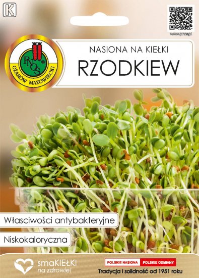 Nasiona na kiełki Rzodkiew PNOS 20g - Kliknij na obrazek aby go zamknąć