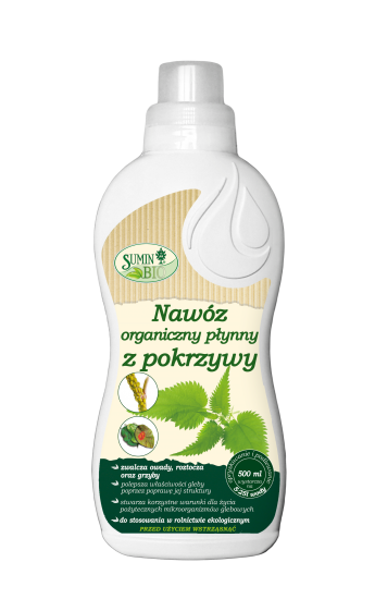 Nawóz organiczny płynny z pokrzywy SUMIN 0,5L - Kliknij na obrazek aby go zamknąć