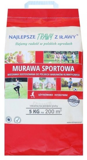 Trawa Iława Murawa Sportowa 5kg nasiona Najlepsze Trawy z Iławy - Kliknij na obrazek aby go zamknąć