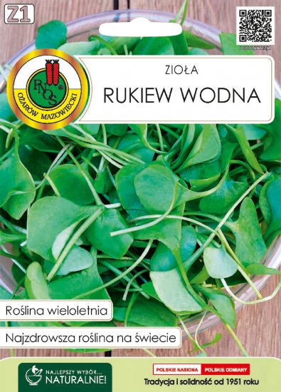 Rukiew wodna Najzdrowsza roślina na świecie nasiona PNOS 0,1g - Kliknij na obrazek aby go zamknąć