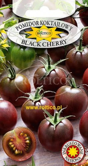 Pomidor koktajlowy Black Cherry nasiona zaprawiane 0,2g ROLTICO - Kliknij na obrazek aby go zamknąć