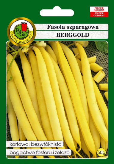 Fasola Berggold szparagowa żółta karłowa nasiona 50g PNOS - Kliknij na obrazek aby go zamknąć