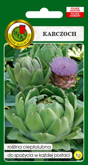 Karczoch zwyczajny Vert de Provence nasiona 1g PNOS - Kliknij na obrazek aby go zamknąć