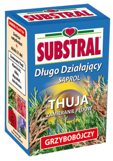 Substral Saprol Thuja 100ml Długo Działa GRZYBOBÓJCZY rośliny iglaste thuje - Kliknij na obrazek aby go zamknąć