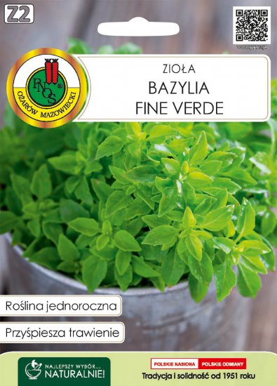 Bazylia Fine Verde zioła nasiona ziół PNOS 0,5g - Kliknij na obrazek aby go zamknąć