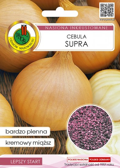 Cebula Supra śr.późna PNOS zaprawiana nasiona 5g - Kliknij na obrazek aby go zamknąć