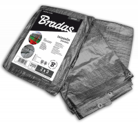 Plandeka BRADAS GRAY 10x15m NAJMOCNIEJSZA szara BARDZO MOCNA 200g/m2