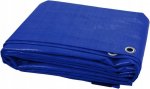 Plandeka BRADAS niebieska 12x18m wzmacniana blue mocna odporna 60g/m2