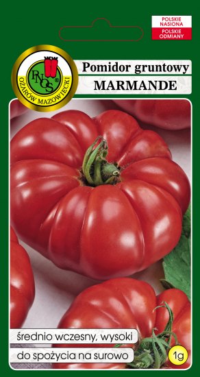 Pomidor Marmande gruntowy i szklarniowy do szklarni tuneli nasiona 1g PNOS - Kliknij na obrazek aby go zamknąć