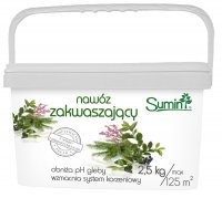 Nawóz ZAKWASZAJĄCY granulowany SUMIN do zakwaszania kwaśnolubnych 2,5kg