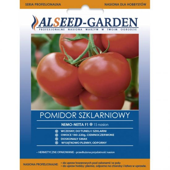 Pomidor Nemo-Netta F1 szklarniowy szklarnia tunel 15n NASIONA HOLENDERSKIE - Kliknij na obrazek aby go zamknąć