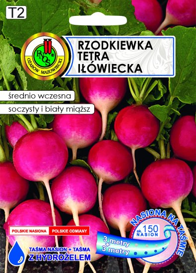 Rzodkiewka Tetra nasiona na taśmie + hydrożel PNOS - Kliknij na obrazek aby go zamknąć