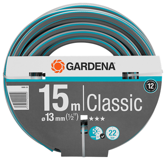 Wąż ogrodowy Classic 13 mm 1/2" 15m GARDENA - Kliknij na obrazek aby go zamknąć