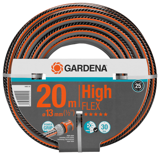 Wąż ogrodowy Comfort HighFlex 13 mm 1/2" 20m GARDENA 18063 - Kliknij na obrazek aby go zamknąć