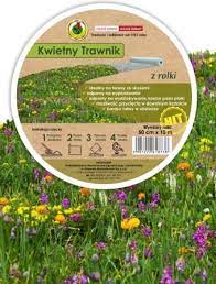 Kwietny Trawnik z rolki 5m2 PNOS 0,85g łąka kwietna nasiona trawa - Kliknij na obrazek aby go zamknąć
