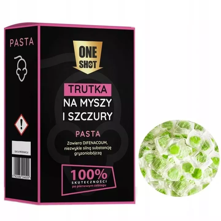 Trutka na myszy szczury Pasta 150g 100% skuteczna