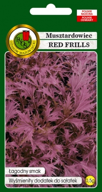 Musztardowiec Red Frills gorczyca łagodna nasiona 0,5g PNOS - Kliknij na obrazek aby go zamknąć