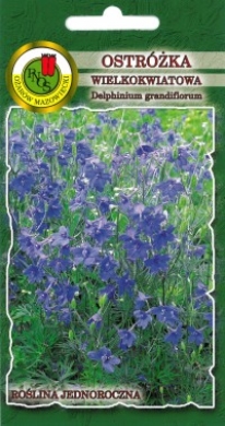 Ostróżka wielkokwiatowa niebieska nasiona 0,5g PNOS - Kliknij na obrazek aby go zamknąć