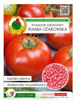 Pomidor Rumba Ożarowska nasiona otoczkowane 100 nasion PNOS - Kliknij na obrazek aby go zamknąć