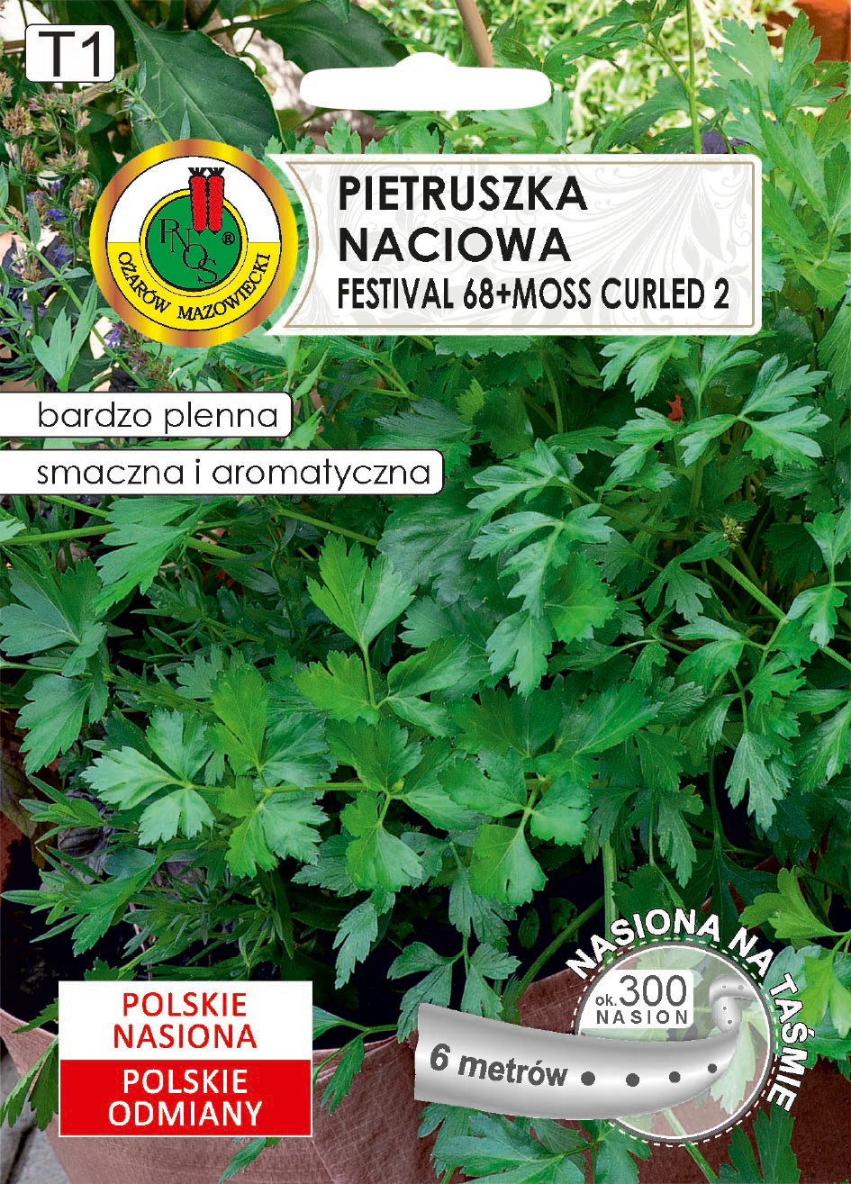 Pietruszka naciowa Festival 68 i Moss Curled 2 taśma PNOS