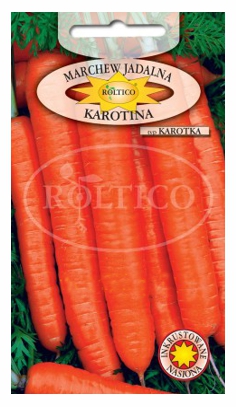 Marchew Karotina wczesna nasiona inkrustowane zaprawiane 5g ROLTICO - Kliknij na obrazek aby go zamknąć