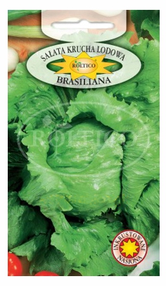 Sałata Lodowa krucha Brasiliana nasiona inkrustowane zaprawiane 1g ROLTICO - Kliknij na obrazek aby go zamknąć