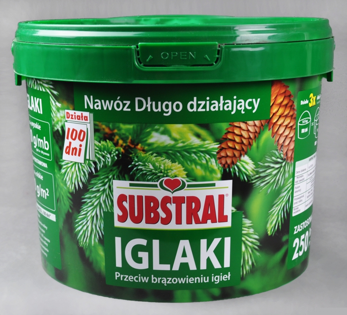 Nawóz SUBSTRAL 100dni do Iglaków 10kg Iglak Tui