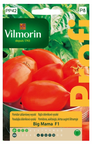 Pomidor Big Mama szklarniowy do szklarni i tuneli nasiona F1 0,1g VILMORIN - Kliknij na obrazek aby go zamknąć